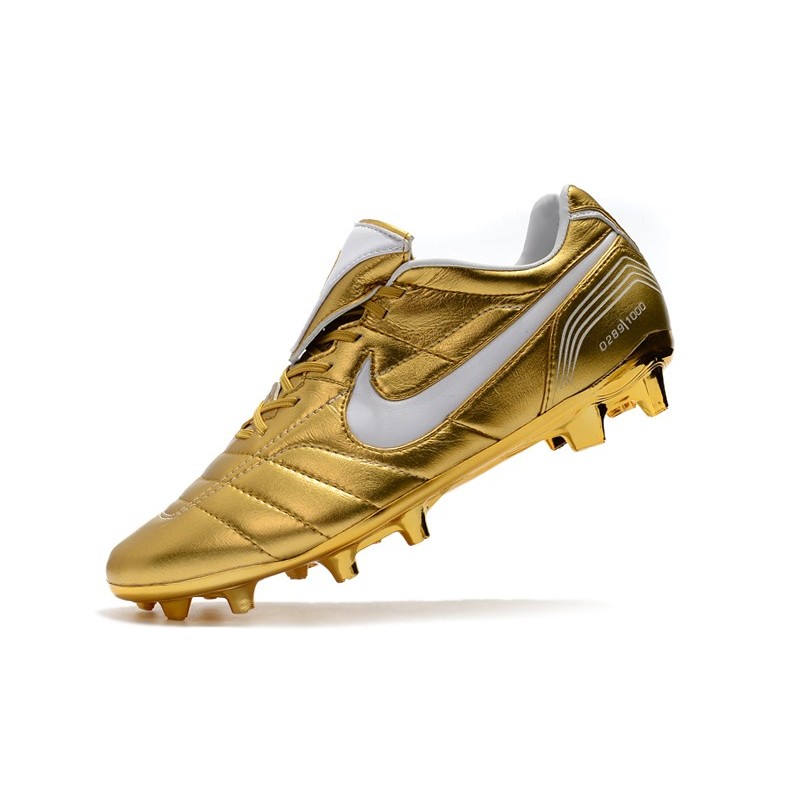 Nike Tiempo Legend Elite FG Zlato Bílý